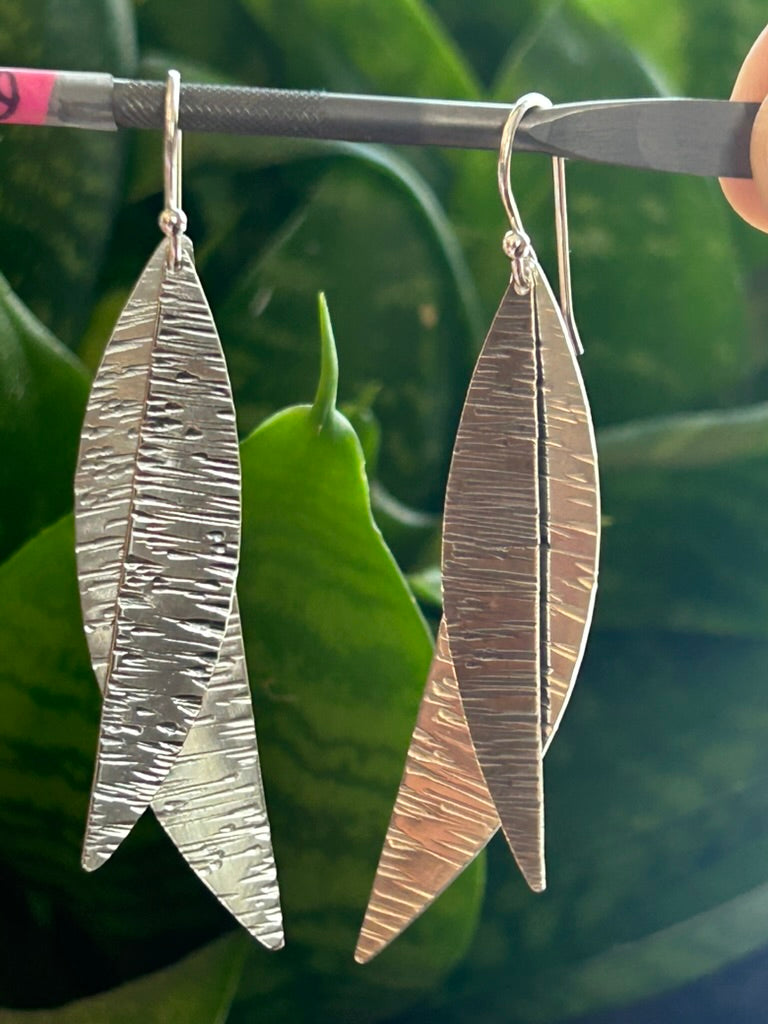 Feather Leaf Earrings
