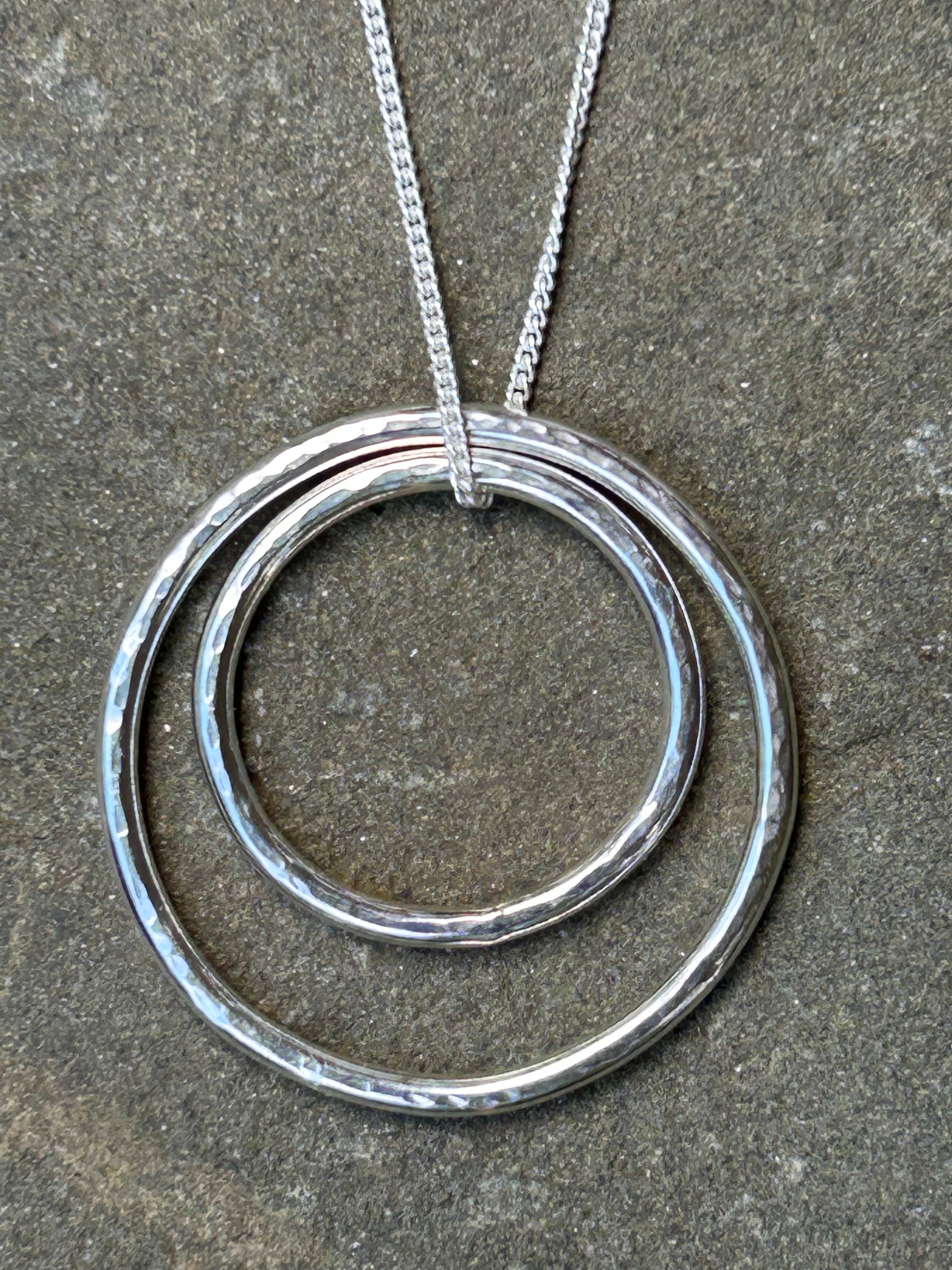 Double Hoop Necklace