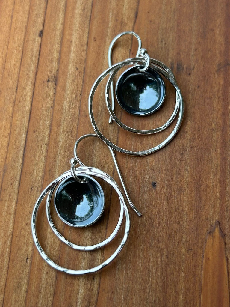 Black Hole Earrings