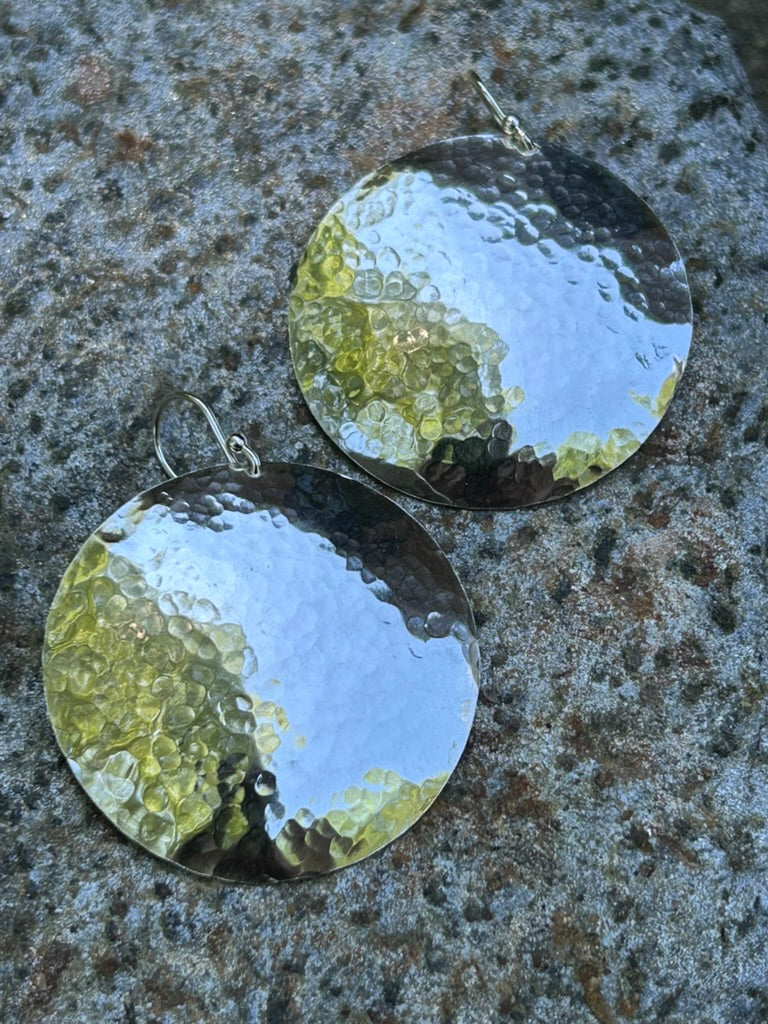 Large Disk Earrings