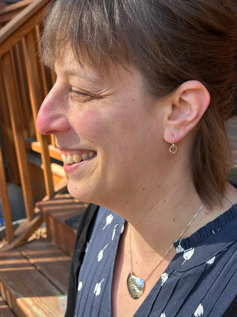 Tiny Dangly Hoops