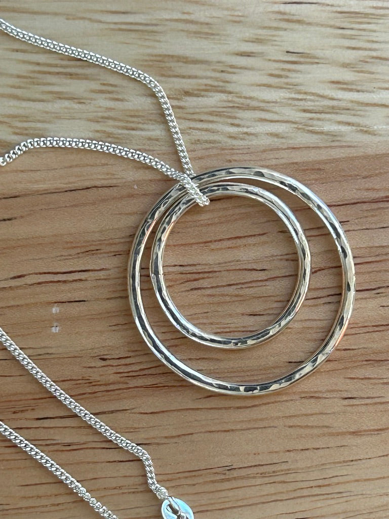 Double Hoop Necklace
