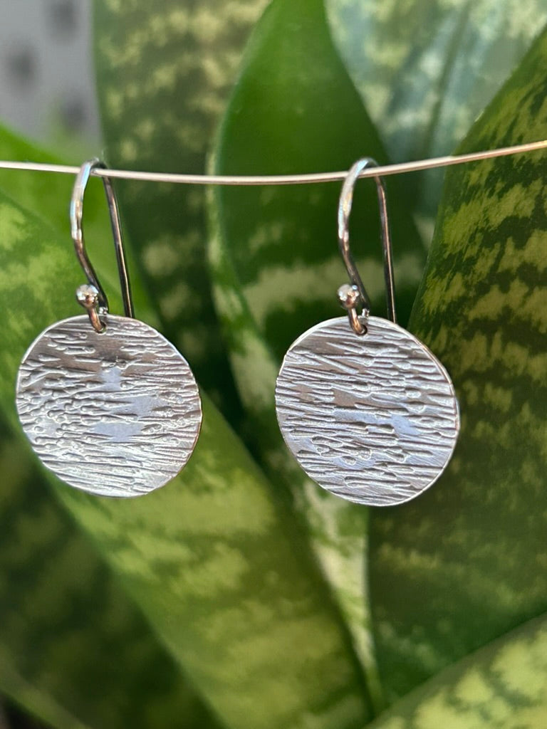 Leaf Earrings Round