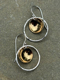 Golden Black Hole Earrings