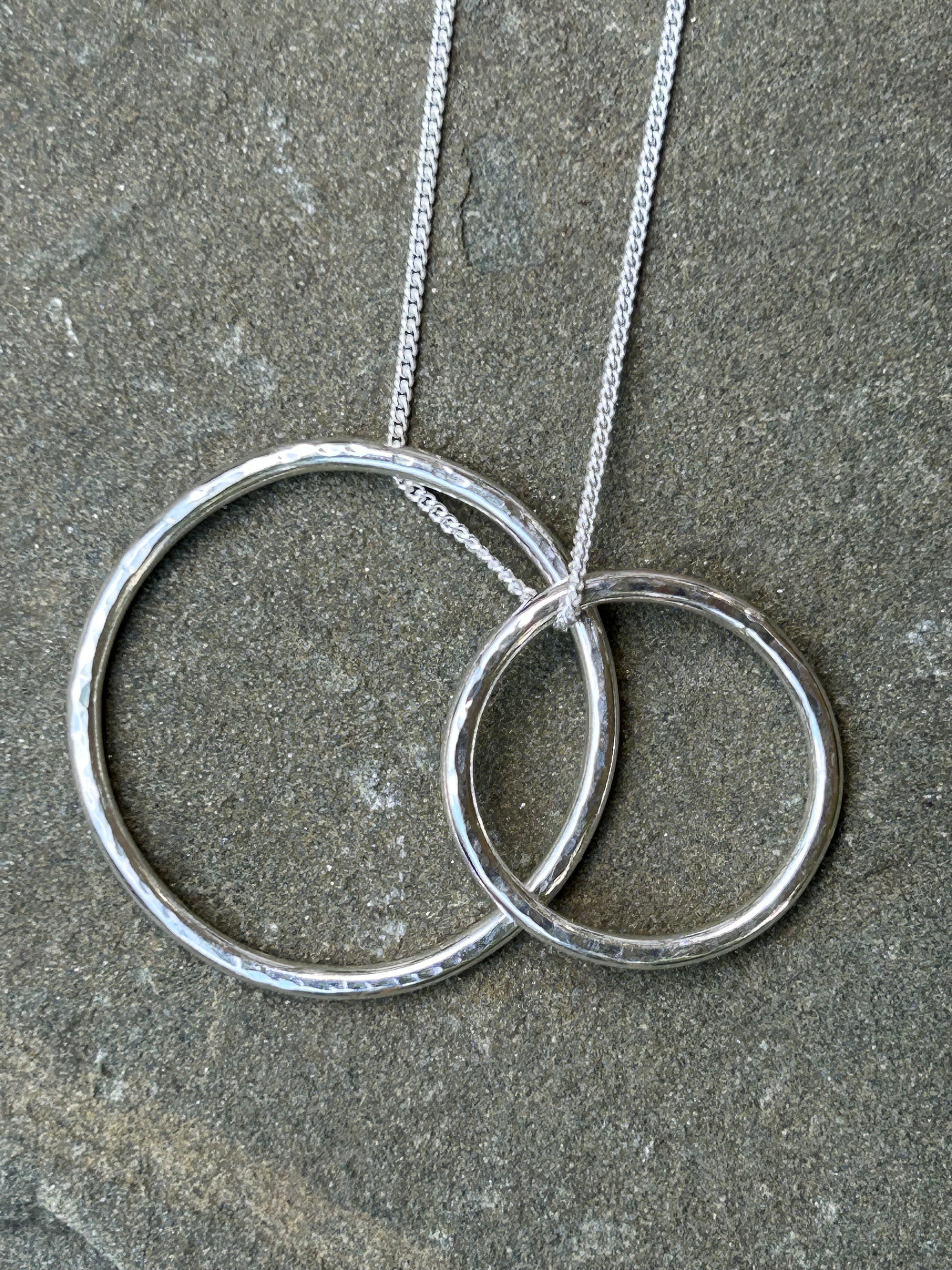 Double Hoop Necklace