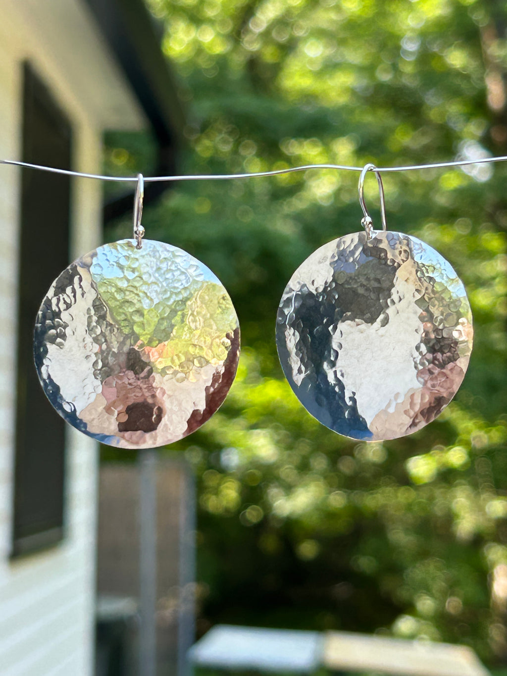 Large Disk Earrings