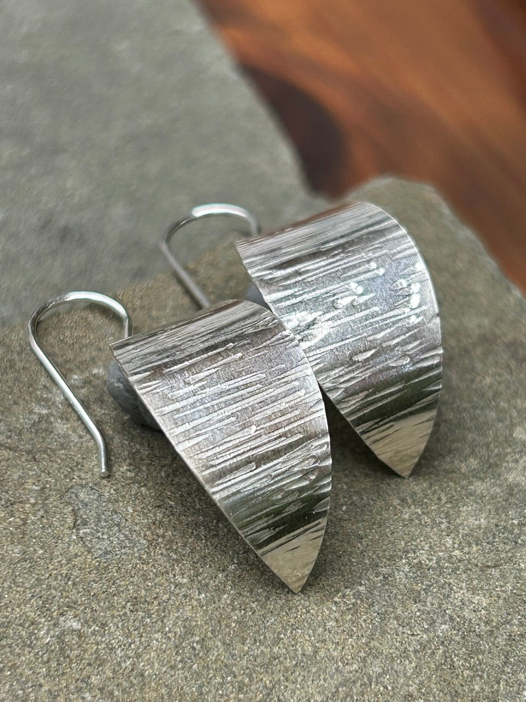 Leaf Hoop Earrings