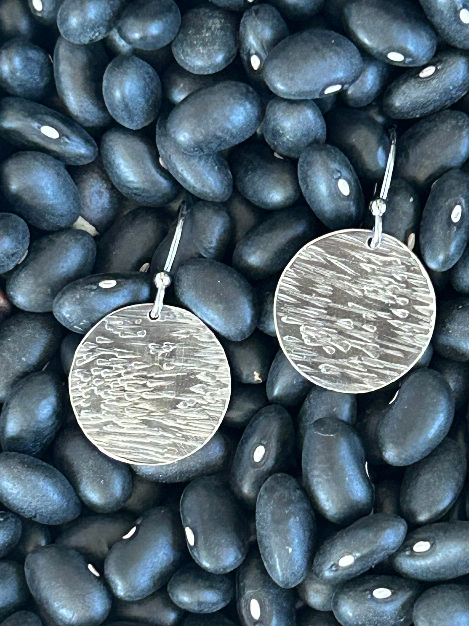 Leaf Earrings Round