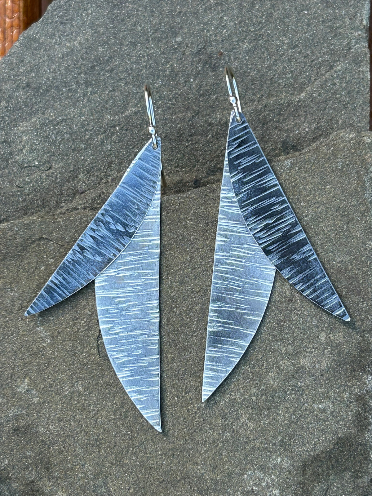Leaf Feather Earrings