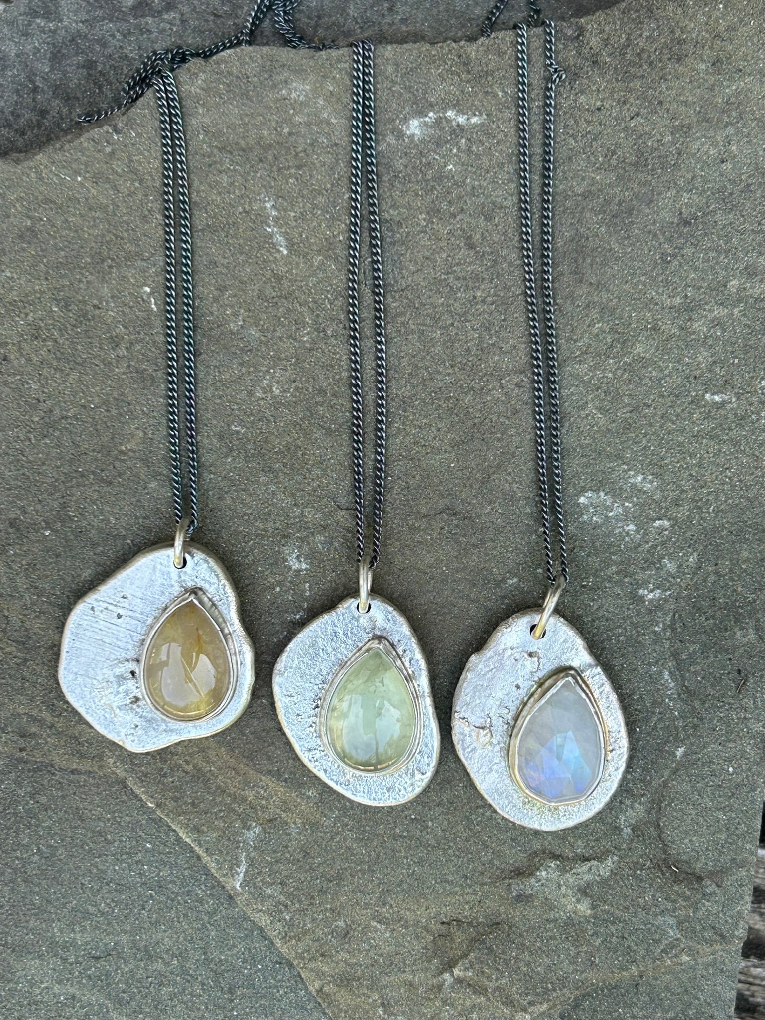 Molten Teardrop Necklace