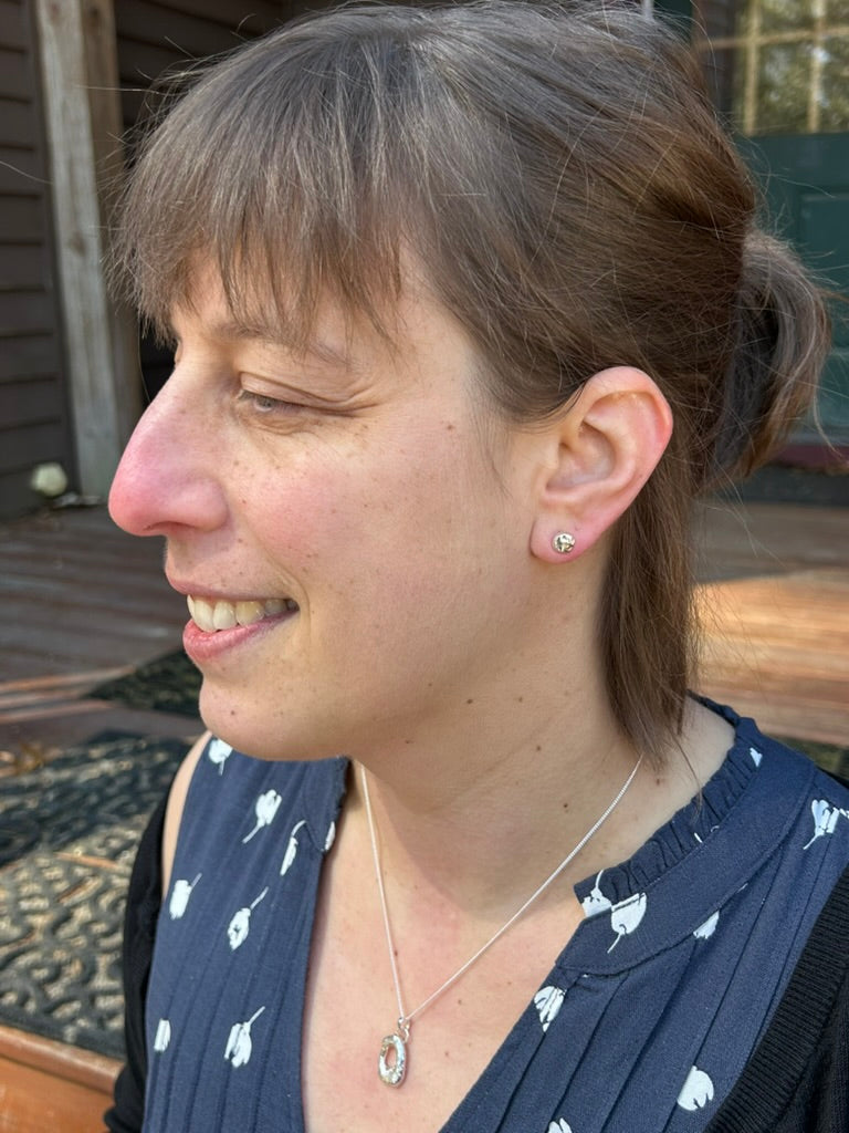 Hammered Molten Studs