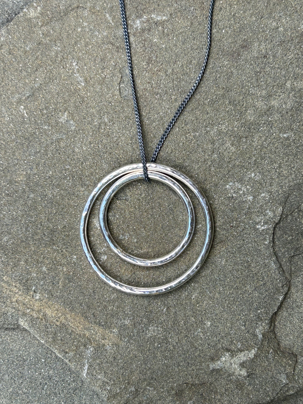 Double Hoop Necklace