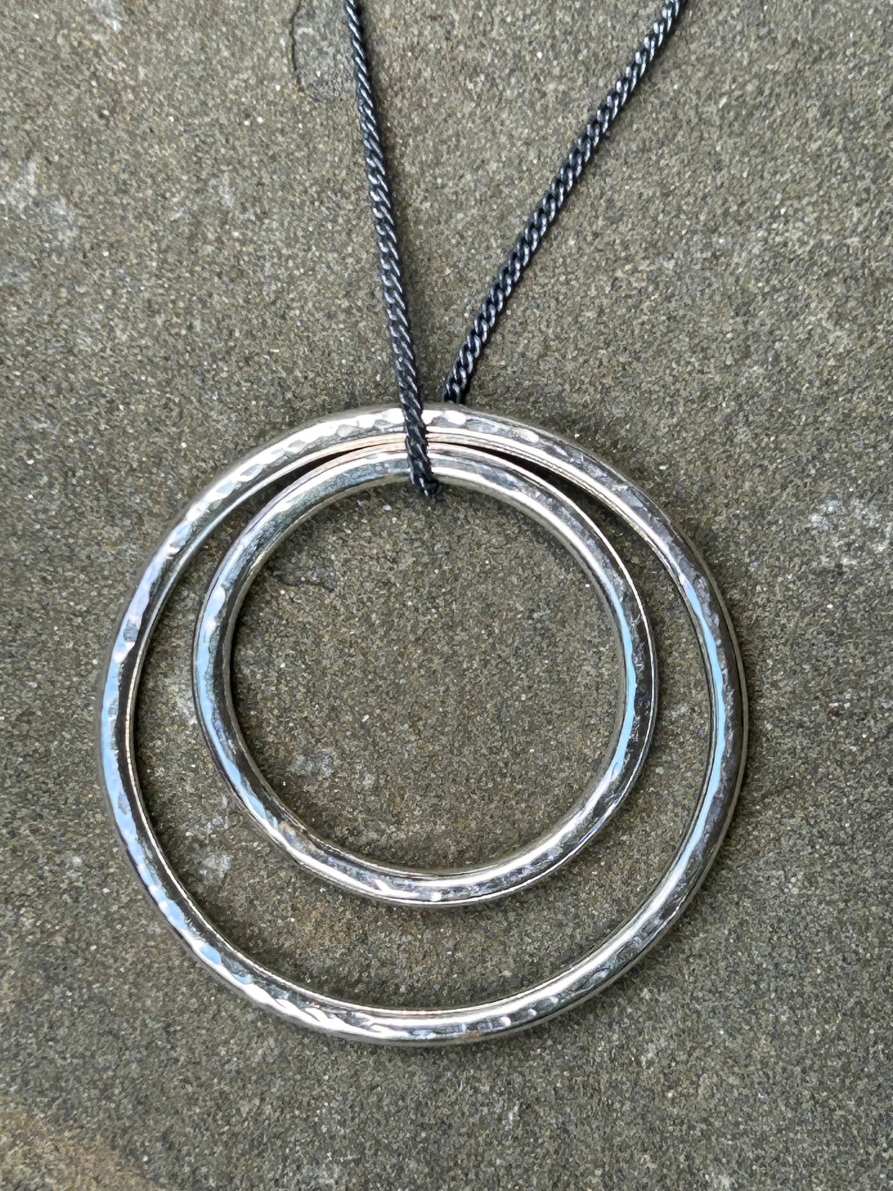 Double Hoop Necklace