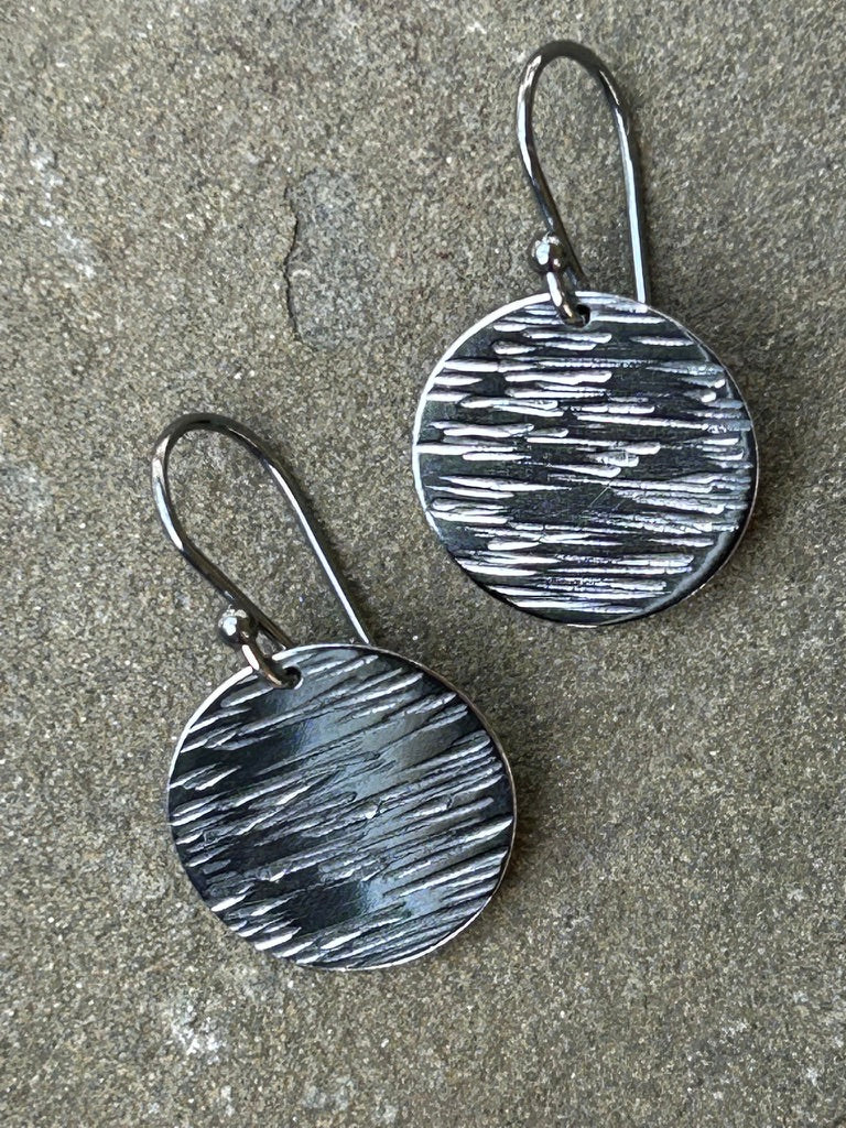 Leaf Earrings Round