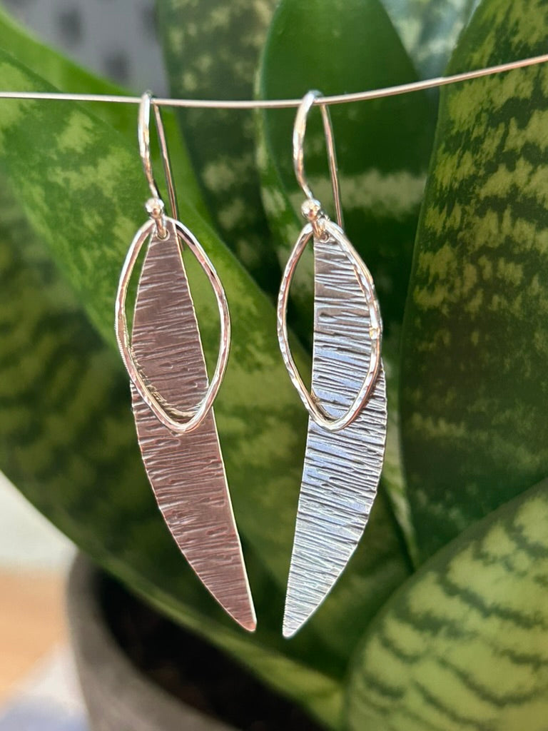 Leaf Marquise Earrings