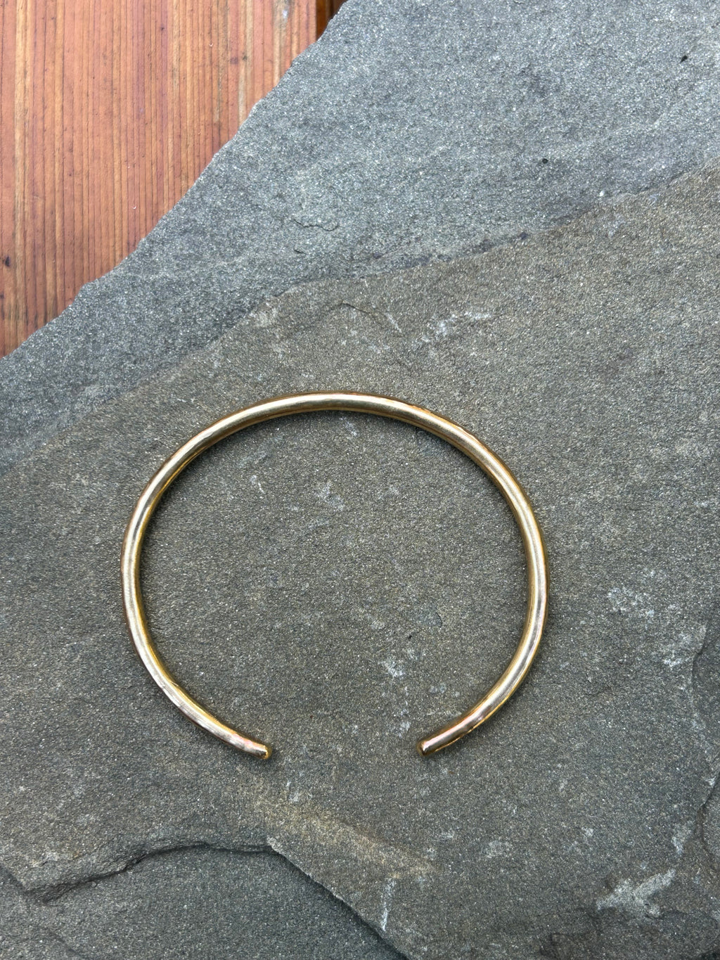 Hammered Bracelet Brass
